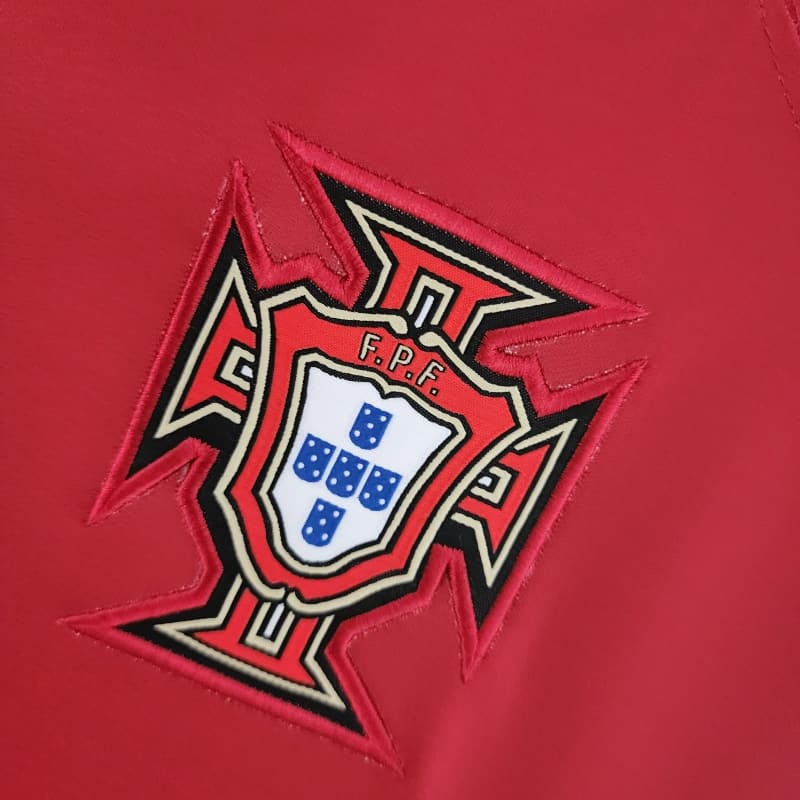 2022 World Cup Fans Version Portugal Soccer Jersey Home - Soccer Jersey ...