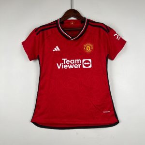 23-24 Women Manchester United Soccer Jersey Home