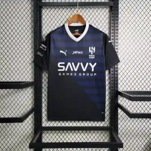 23-24 Al-Hilal Saudi FC Soccer Jersey Second Away